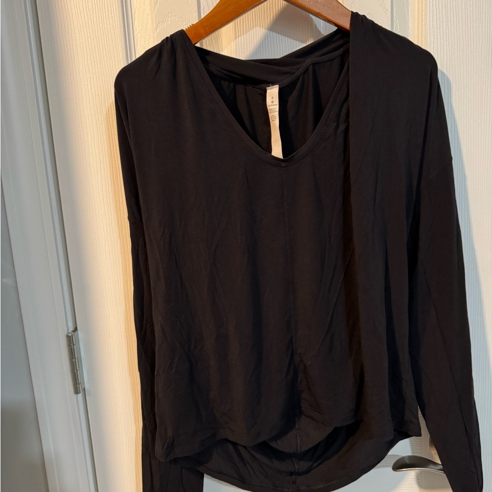 Lululemon Athletica Black Long Sleeve Blouse